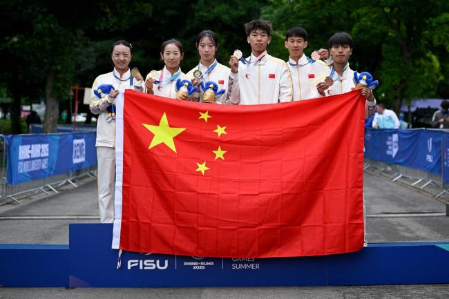 中国代表团夺得多枚金牌，实力彰显